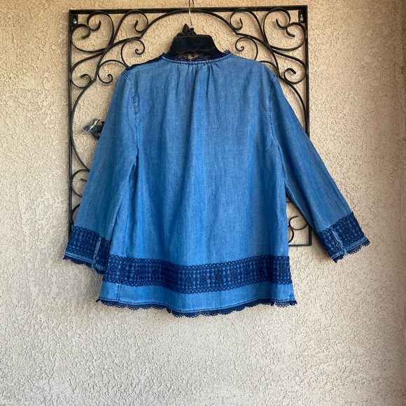 Holding horses denim laced chambray - Picture 3 of 9